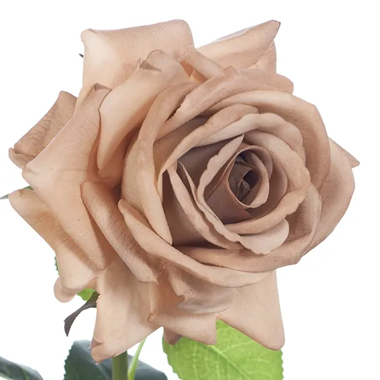Real Touch Rose Hannah _ Coffee | High-Quality Artificial Flowers | The ...